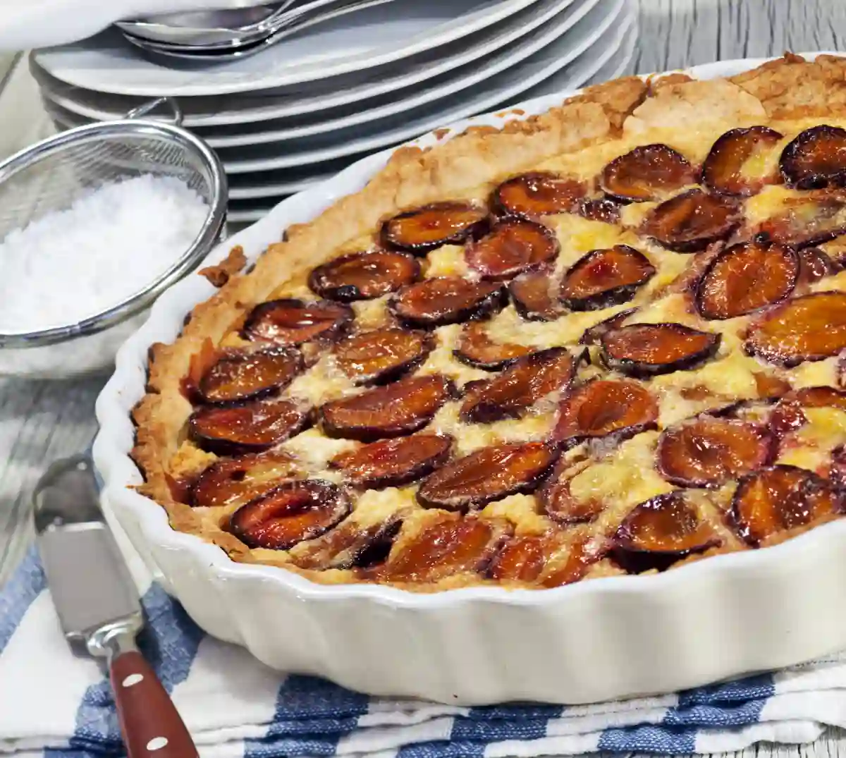 tarte aux prunes