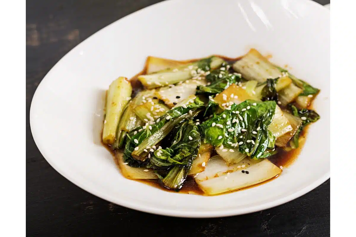 Bok choy au Cookeo