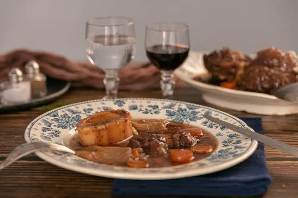 jarret de beuf vin rouge cookeo