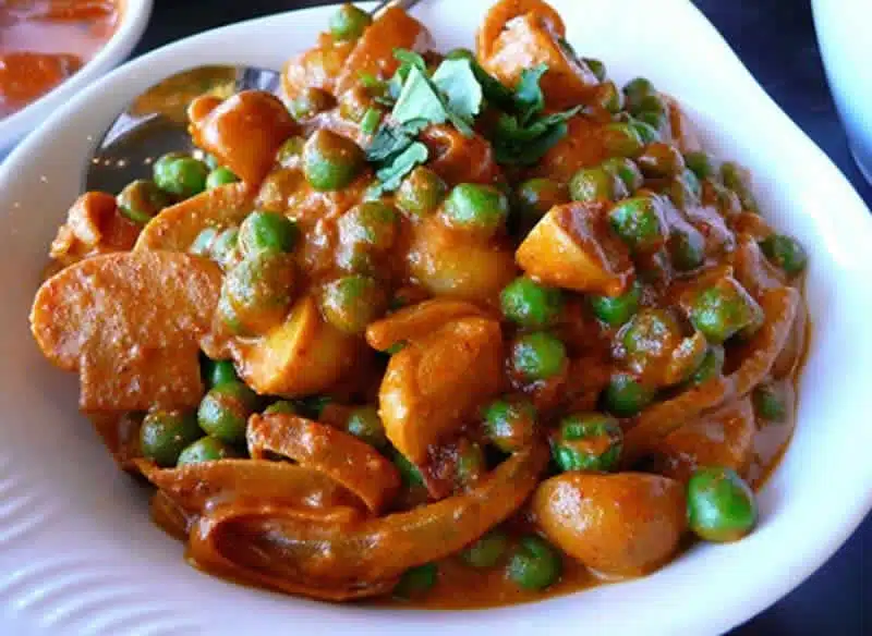 blanquette de poulet aux champignons petit pois cookeo