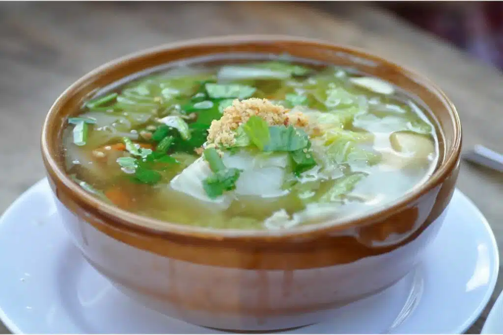 Soupe au choux au cookeo