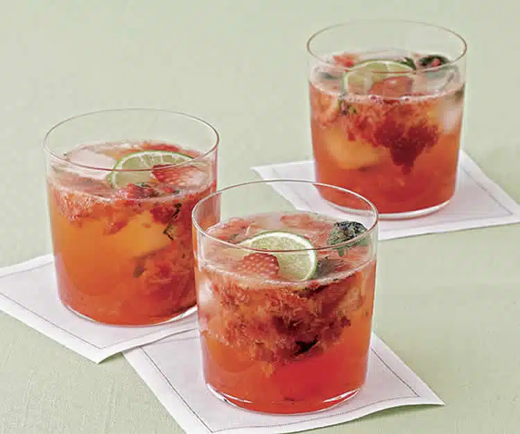 Mojito fraise sans alcool au thermomix