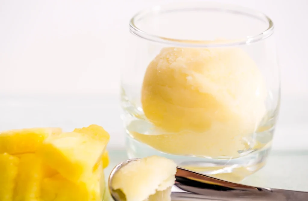 Sorbet Ananas Au Thermomix