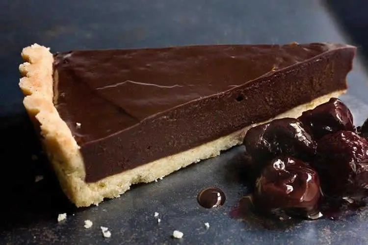 Tarte à la ganache au chocolat noir