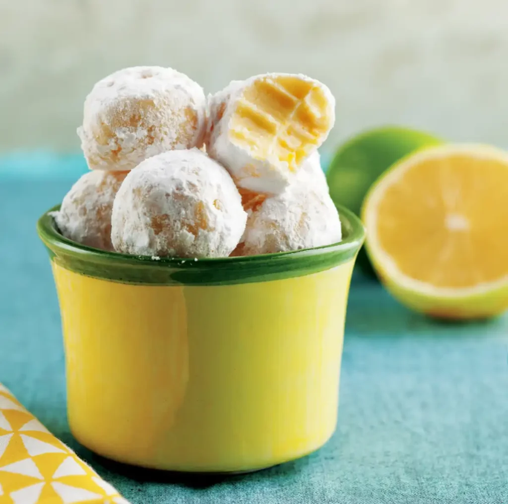 truffes citronnées au chocolat blanc