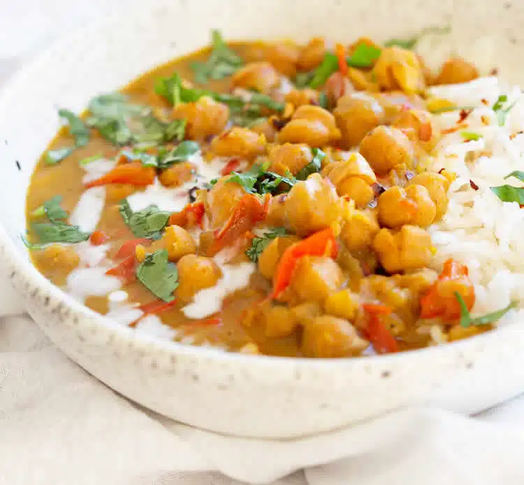 Curry de pois chiches au cookeo