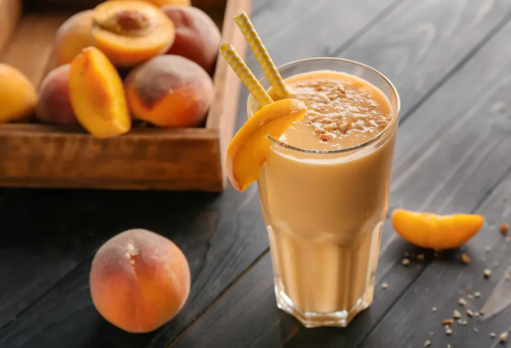 Smoothie pêche au thermomix