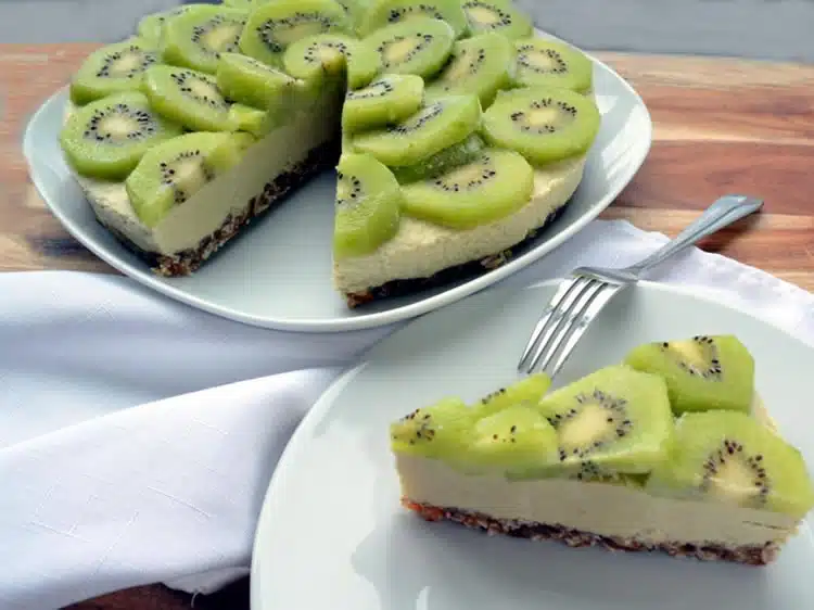 Tarte au citron et kiwi