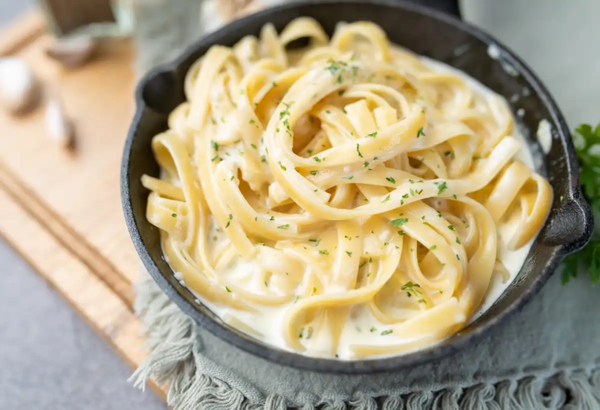 pâtes à la sauce alfredo au thermomix