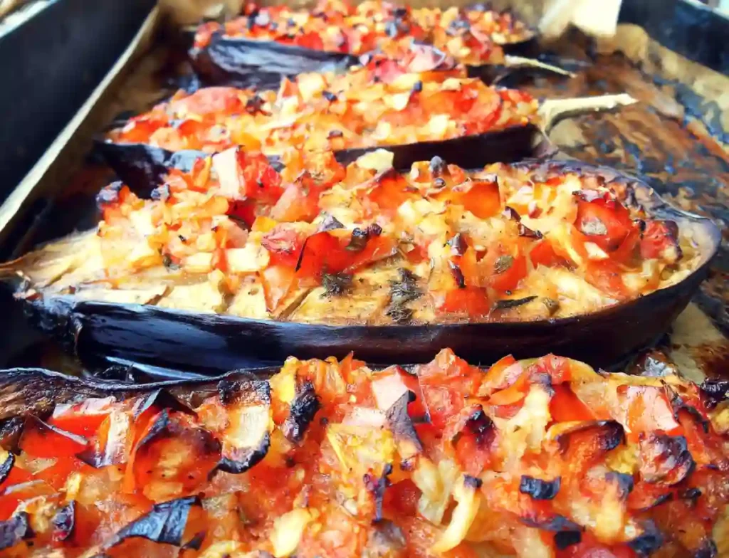 aubergines au four