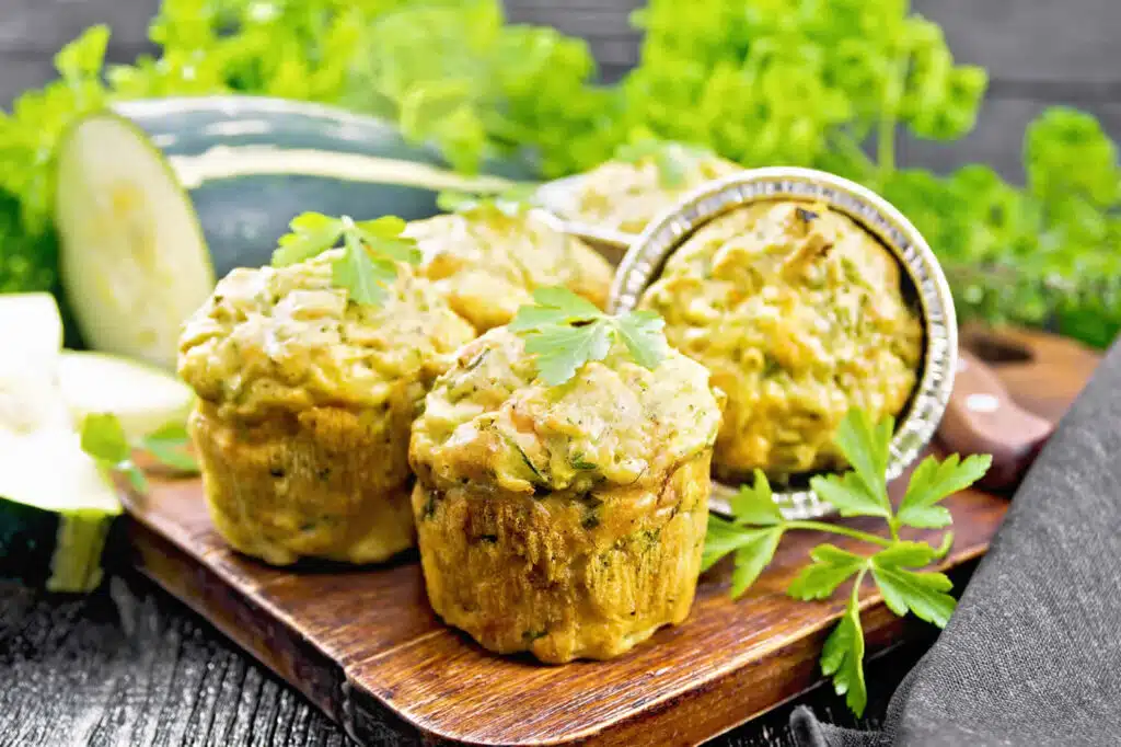 Muffins courgettes au fromage