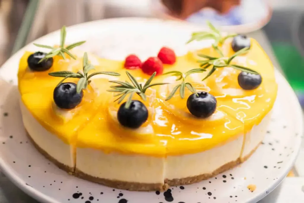 cheesecake aux mangues et mascarpone