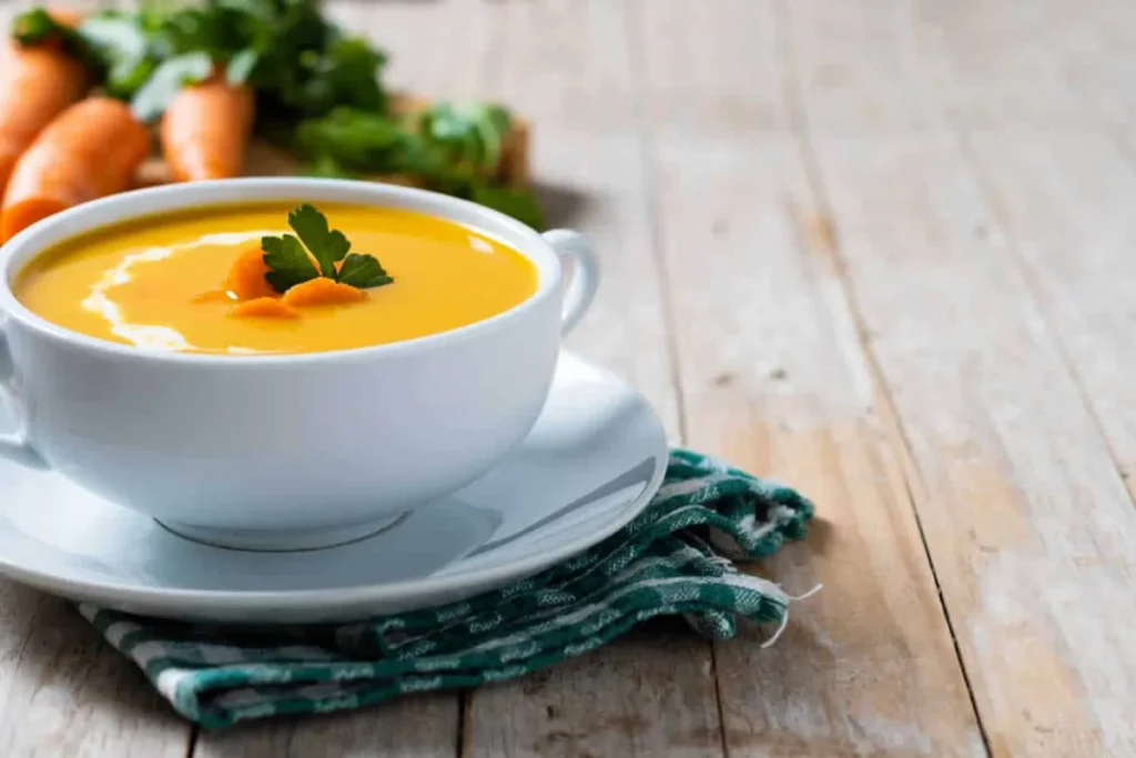 soupe veloutée à la carotte