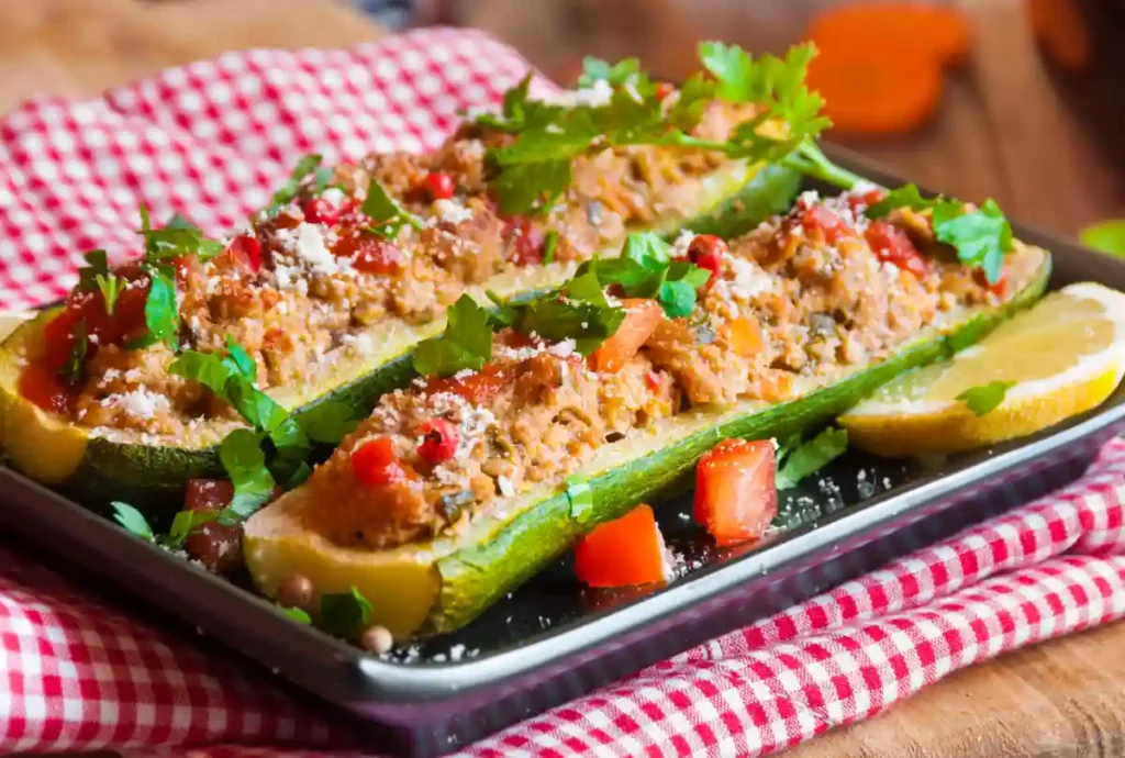 Courgettes Farcies Colorées