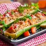 Courgettes Farcies Colorées