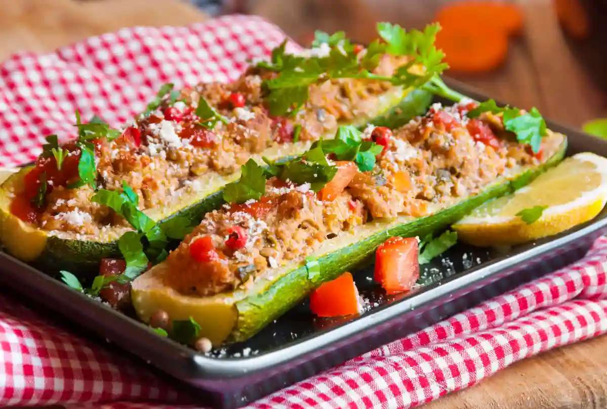 Courgettes Farcies Colorées