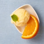Glace à l'Orange Maison