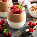 Mousse au Chocolat aux Framboises