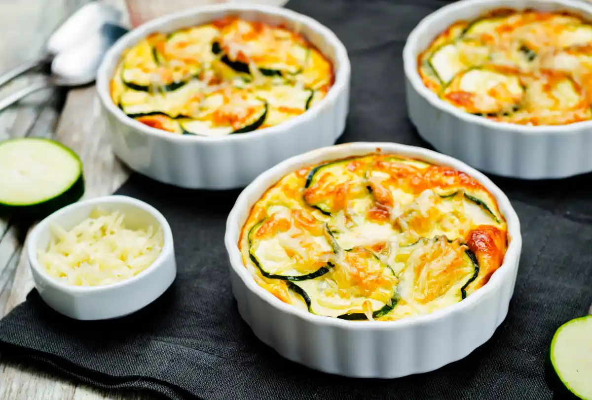 quiches individuelles aux courgettes