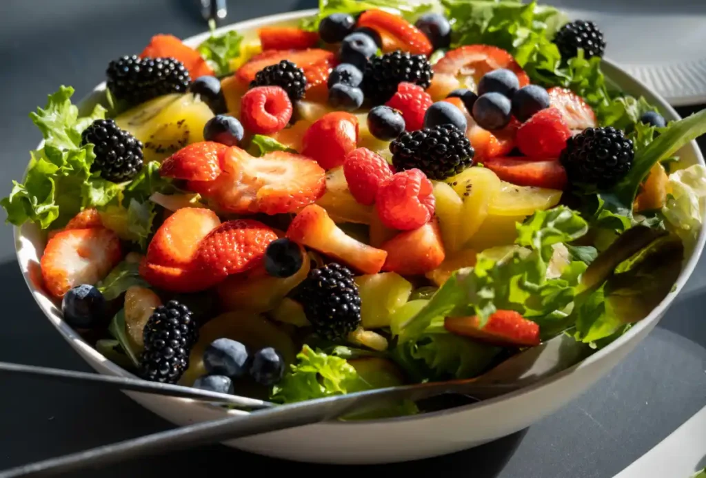 salade de fruits rouges