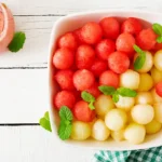 Salade de pastèque et melon